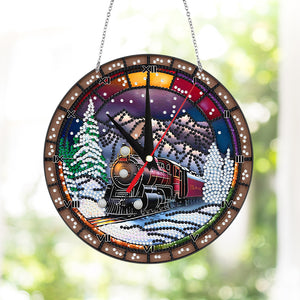 Diamond Painting Clock Acrylic Sticky Mosaic Clock for Home Decor (GH104)