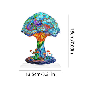 DIY Crystal Diamond Ornament Art Craft Mushroom Acrylic Kids Gift (LY017)