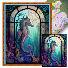 Load image into Gallery viewer, Seahorse (50*65CM) 11CT 3 Stamped Cross Stitch
