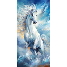Load image into Gallery viewer, Horse 40*80CM(Canvas) Full Round Drill Diamond Painting
