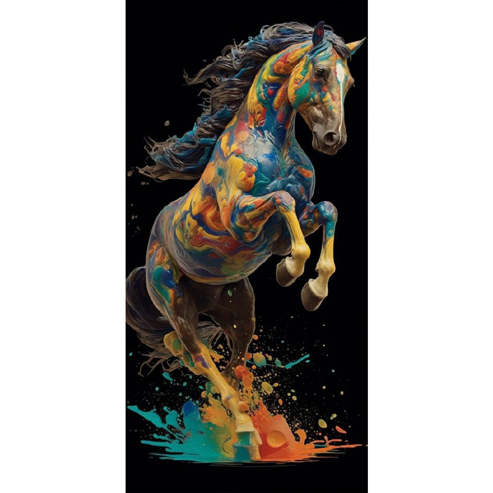 Horse 40*80CM(Canvas) Full Round Drill Diamond Painting