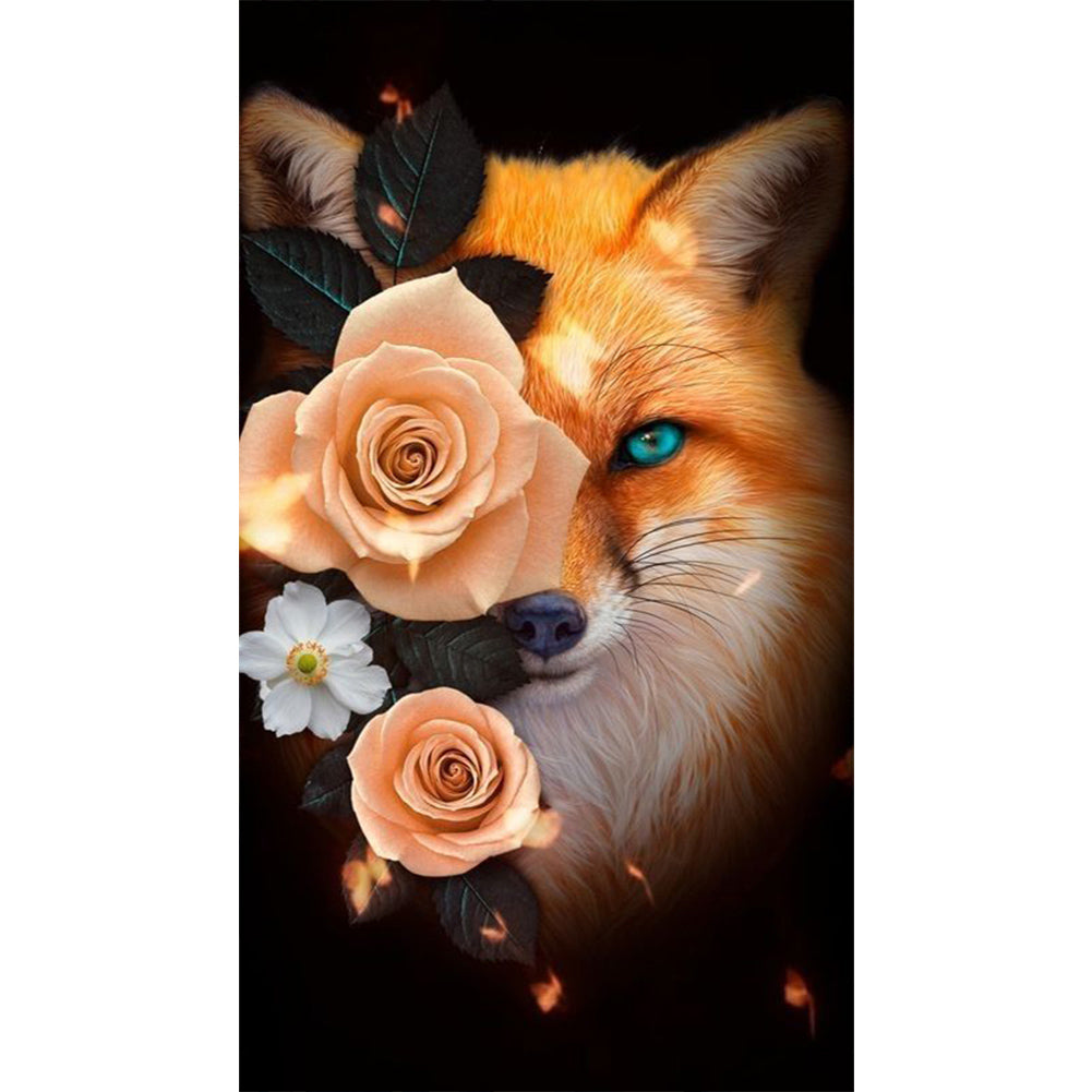 Fox 45*80CM(Canvas) Full Round Drill Diamond Painting