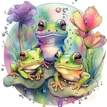 Load image into Gallery viewer, Frog 30*30CM(Canvas) Full Round Drill Diamond Painting
