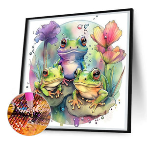 Frog 30*30CM(Canvas) Full Round Drill Diamond Painting