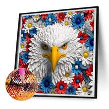 Load image into Gallery viewer, Eagle Head 30*30CM(Canvas) Full Round Drill Diamond Painting
