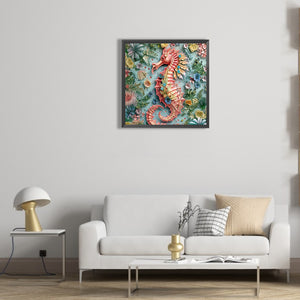 Seahorse 30*30CM(Canvas) Full Round Drill Diamond Painting
