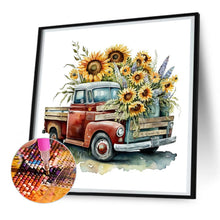 Load image into Gallery viewer, Sunflower Classic Car 30*30CM(Canvas) Full Round Drill Diamond Painting
