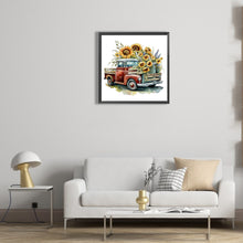 Load image into Gallery viewer, Sunflower Classic Car 30*30CM(Canvas) Full Round Drill Diamond Painting
