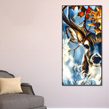 Load image into Gallery viewer, Abstract Deer 40*80CM(Canvas) Full Round Drill Diamond Painting
