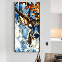 Load image into Gallery viewer, Abstract Deer 40*80CM(Canvas) Full Round Drill Diamond Painting
