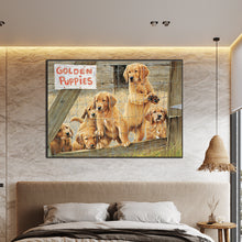 Load image into Gallery viewer, Puppy Daily 70*50CM(Canvas) Full Round Drill Diamond Painting
