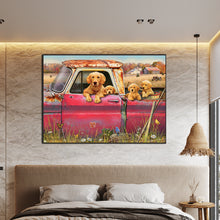 Load image into Gallery viewer, Puppy Daily 70*50CM(Canvas) Full Round Drill Diamond Painting
