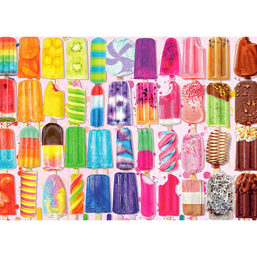 Ice Cream Candies 70*50CM(Canvas) Full Round Drill Diamond Painting