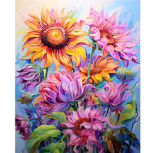 Load image into Gallery viewer, Sunflowers Bloom 40*50CM(Canvas) Full Round Drill Diamond Painting
