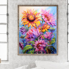 Load image into Gallery viewer, Sunflowers Bloom 40*50CM(Canvas) Full Round Drill Diamond Painting
