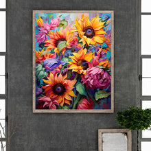 Load image into Gallery viewer, Sunflowers Bloom 40*50CM(Canvas) Full Round Drill Diamond Painting
