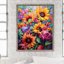 Load image into Gallery viewer, Sunflowers Bloom 40*50CM(Canvas) Full Round Drill Diamond Painting
