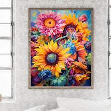 Load image into Gallery viewer, Sunflowers Bloom 40*50CM(Canvas) Full Round Drill Diamond Painting
