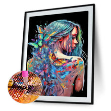 Load image into Gallery viewer, Butterfly Tattoo On Back For Girls 50*60CM(Canvas) Full Round Drill Diamond Painting
