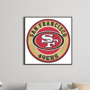 Nfl San Francisco 49Ers 30*30CM(Canvas) Full Round Drill Diamond Painting