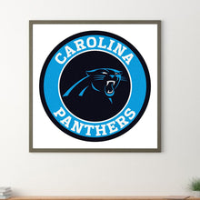 Load image into Gallery viewer, Carolina Panthers 40*40CM(Canvas) Full Round Drill Diamond Painting
