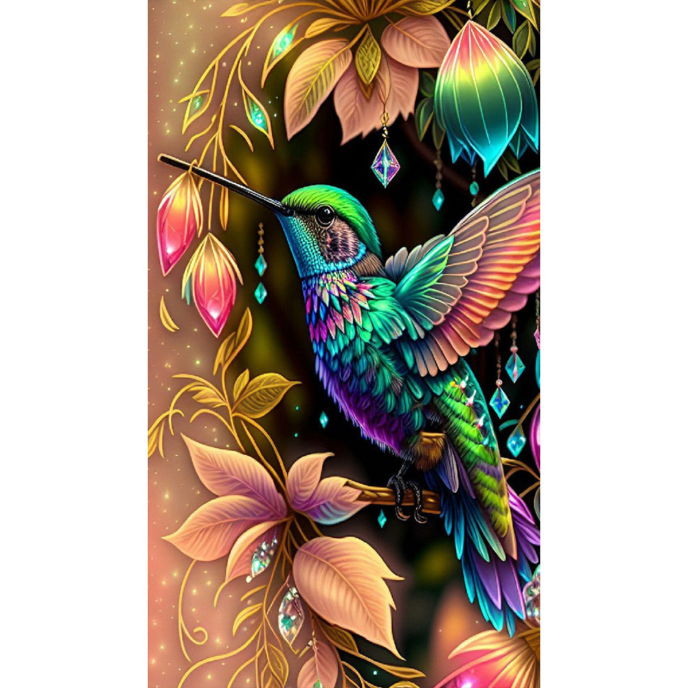 Hummingbird 40*70CM(Canvas) Full Round Drill Diamond Painting