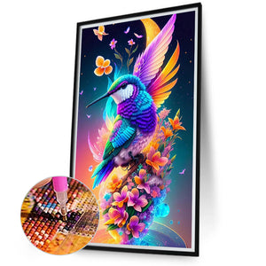 Hummingbird 40*70CM(Canvas) Full Round Drill Diamond Painting