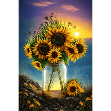 Load image into Gallery viewer, Sunflower 40*60CM(Canvas) Full Round Drill Diamond Painting
