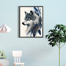 Load image into Gallery viewer, Wolf 40*60CM(Canvas) Full Round Drill Diamond Painting
