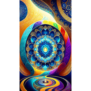 Mandala Loop 40*70CM(Canvas) Full Round Drill Diamond Painting