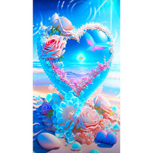 Load image into Gallery viewer, Seaside Love 40*70CM(Canvas) Full Round Drill Diamond Painting
