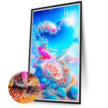 Load image into Gallery viewer, Seaside Love 40*70CM(Canvas) Full Round Drill Diamond Painting
