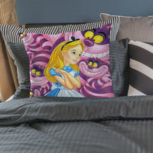 Load image into Gallery viewer, Cross Stitch Pillow Alice in Wonderland Cross Stitch Cushion for Home Decoration
