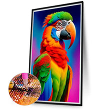 Load image into Gallery viewer, Rainbow Parrot 40*70CM(Canvas) Full Round Drill Diamond Painting
