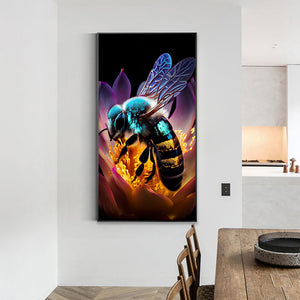 Fluorescent Insects 40*70CM(Canvas) Full Round Drill Diamond Painting