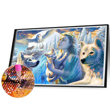 Load image into Gallery viewer, Snow Indians Eagle And Wolf 70*50CM(Canvas) Full Round Drill Diamond Painting
