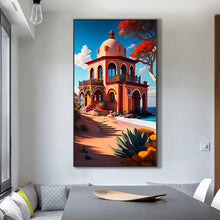 Load image into Gallery viewer, Seaside Castle 45*80CM(Canvas) Full Round Drill Diamond Painting
