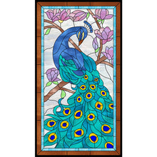 Load image into Gallery viewer, Peacock 50*90CM(Canvas) Full Round Drill Diamond Painting
