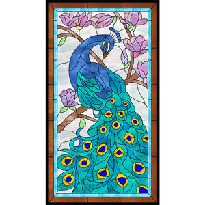 Peacock 50*90CM(Canvas) Full Round Drill Diamond Painting