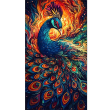 Load image into Gallery viewer, Color Peacock 40*70CM(Canvas) Full Round Drill Diamond Painting
