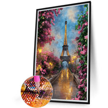 Load image into Gallery viewer, Eiffel Tower 40*60CM(Canvas) Full Round Drill Diamond Painting
