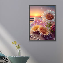 Load image into Gallery viewer, Beach Sunflower 40*60CM(Canvas) Full Round Drill Diamond Painting
