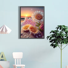 Load image into Gallery viewer, Beach Sunflower 40*60CM(Canvas) Full Round Drill Diamond Painting
