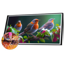 Load image into Gallery viewer, Robin 70*40CM(Picture) Full Square Drill Diamond Painting
