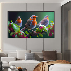 Robin 70*40CM(Picture) Full Square Drill Diamond Painting