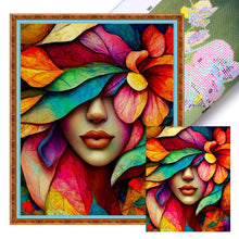 Load image into Gallery viewer, Girl (50*60CM) 11CT 3 Stamped Cross Stitch
