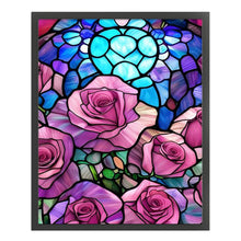 Load image into Gallery viewer, Rose (40*50CM) 11CT 3 Stamped Cross Stitch
