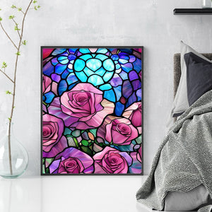 Rose (40*50CM) 11CT 3 Stamped Cross Stitch