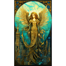 Load image into Gallery viewer, Vintage Angel Girl 40*70CM(Canvas) Full Round Drill Diamond Painting
