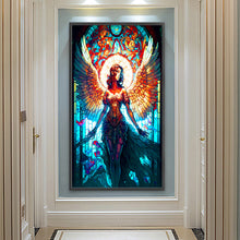 Load image into Gallery viewer, Glass Painting Angel Girl 40*70CM(Canvas) Full Round Drill Diamond Painting
